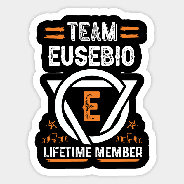 Team eusebio Lifetime Member, Family Name, Surname, Middle name Sticker by Smeis